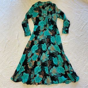 Soft Surroundings Floral Print Maxi Dress